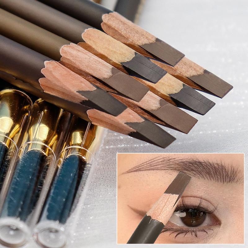 Waterproof Eyebrow Pen with Br - Eyebrow Pomade Pencil ulasan dan harga