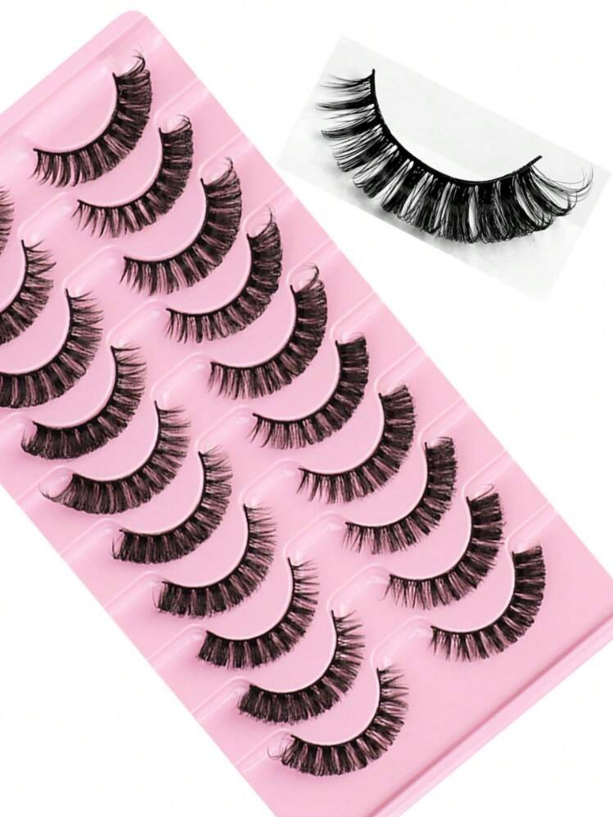 Russian Striped False Eyelashe - Beauty Full Makeup ulasan dan harga