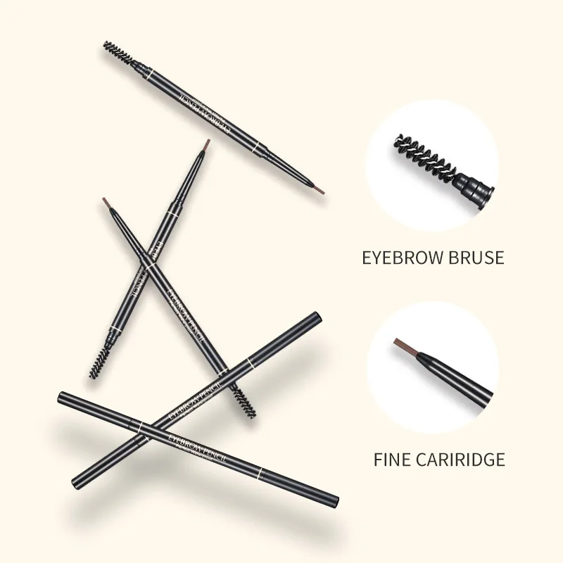 1.5mm Fine Eyebrow Pencil with - Eyebrow Pomade Pencil ulasan dan harga