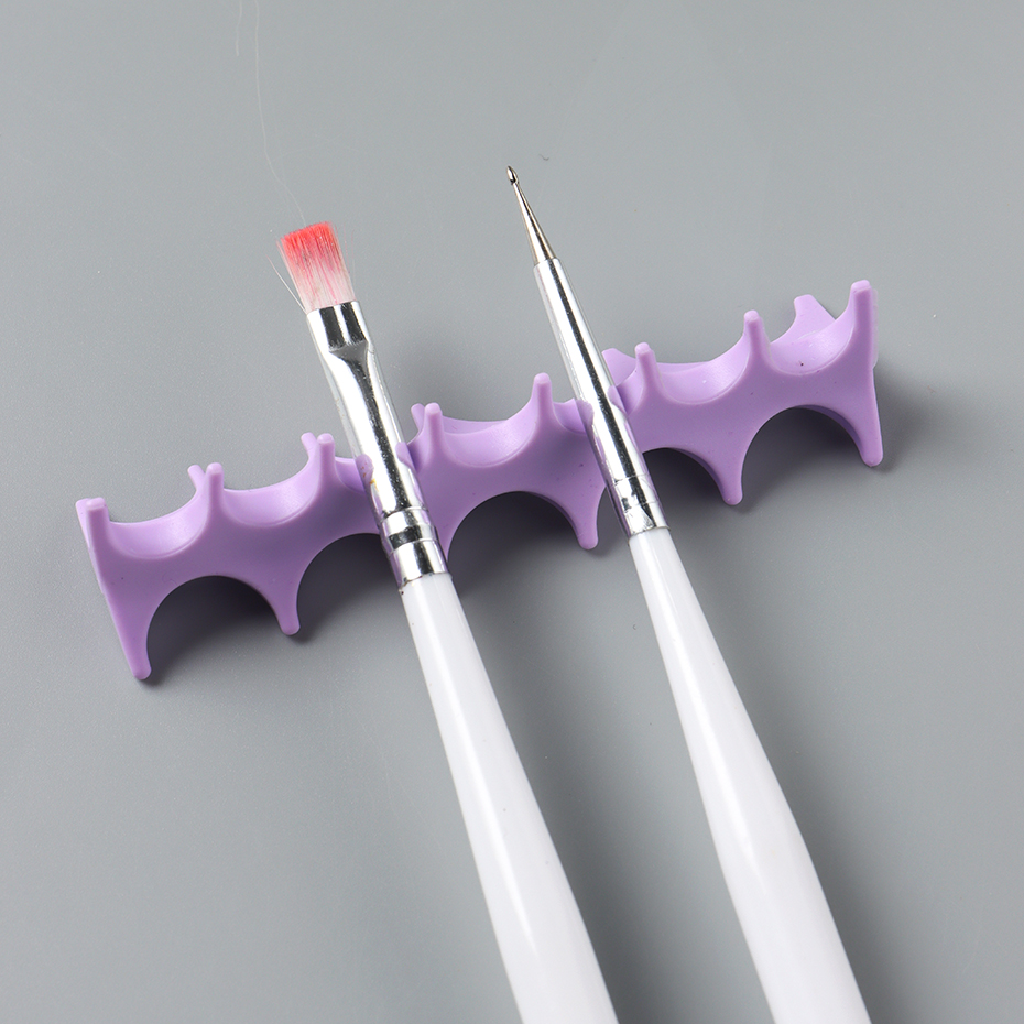 Soft Silicone Nail Pen Holder  - Beauty Full Makeup ulasan dan harga