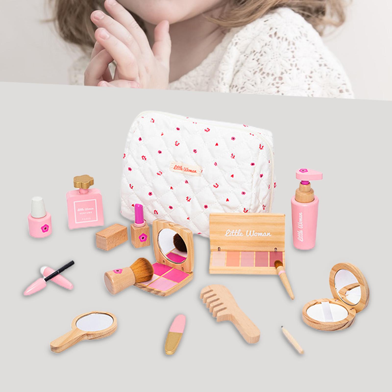 Makeup Toy Kits Wooden Makeup  - Beauty Makeup Games For Girls ulasan dan harga