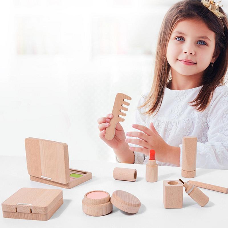 Toy Makeup Set For Girls Woode - Beauty Makeup Set For Kids ulasan dan harga