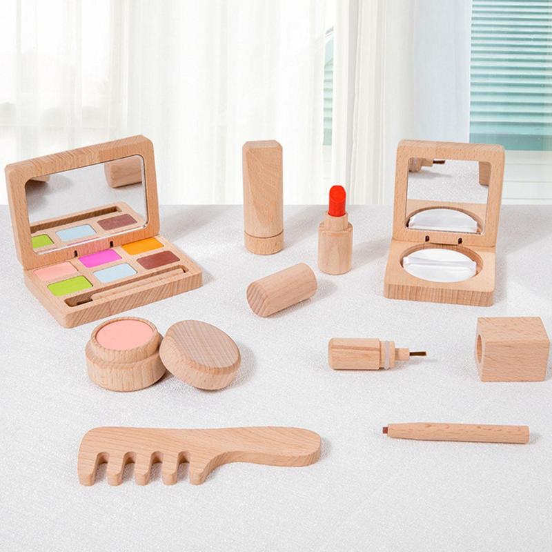Toy Makeup Set For Girls Woode - Beauty Makeup Set For Kids ulasan dan harga