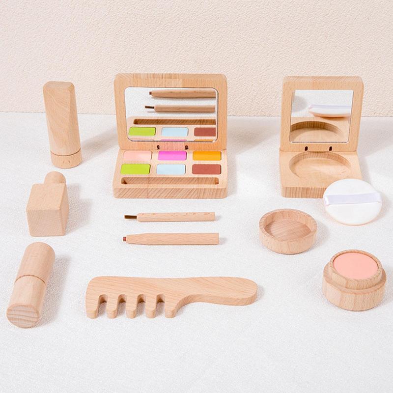 Toy Makeup Set For Girls Woode - Beauty Makeup Set For Kids ulasan dan harga
