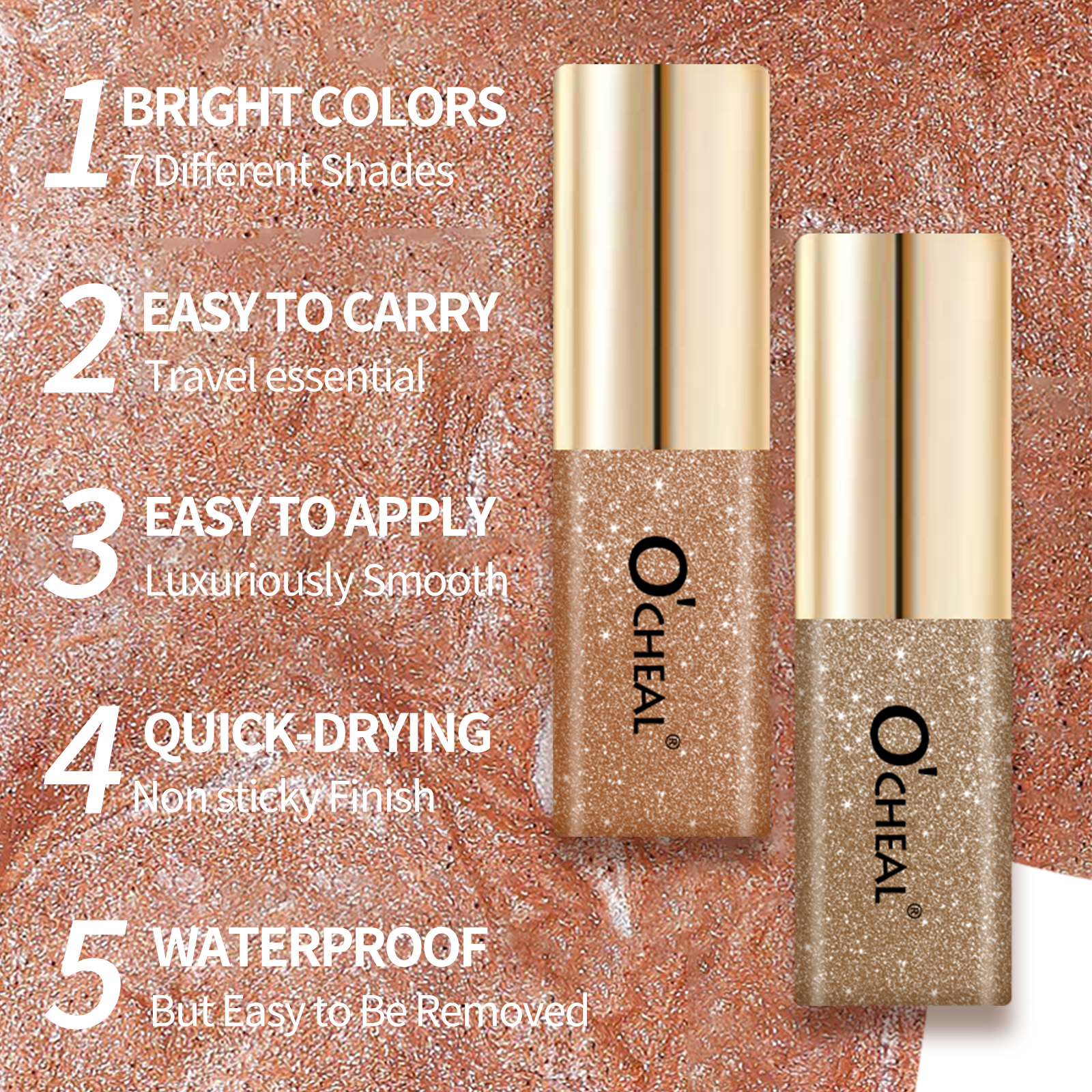 O’cheal Liquid Eye Shadow Neck - Eyeshadow Glitter Pigment ulasan dan harga