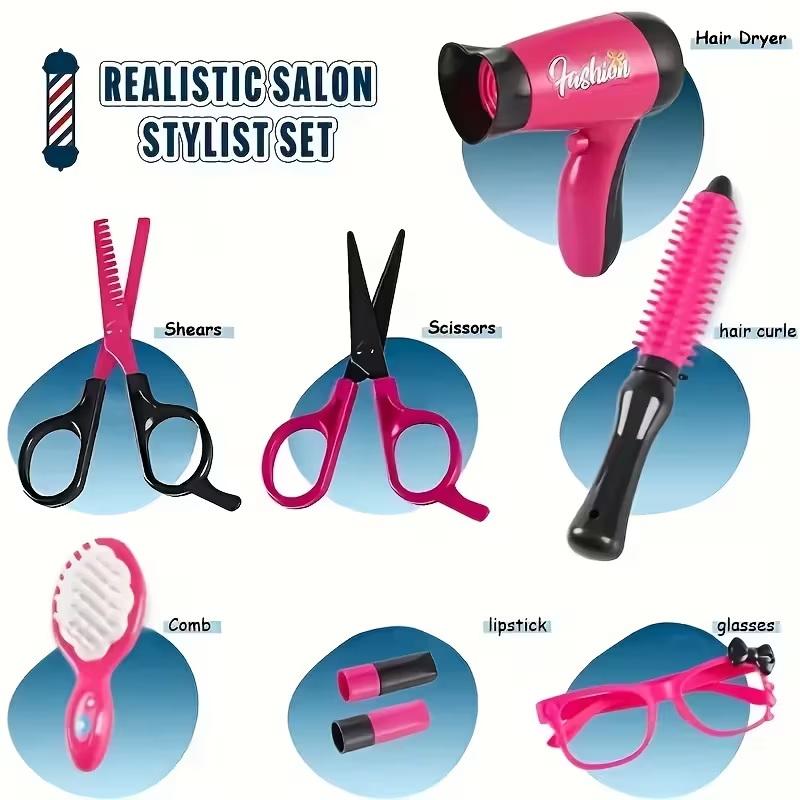 17Pcs Girls Beauty Salon Set M - Beauty Makeup Set For Kids ulasan dan harga