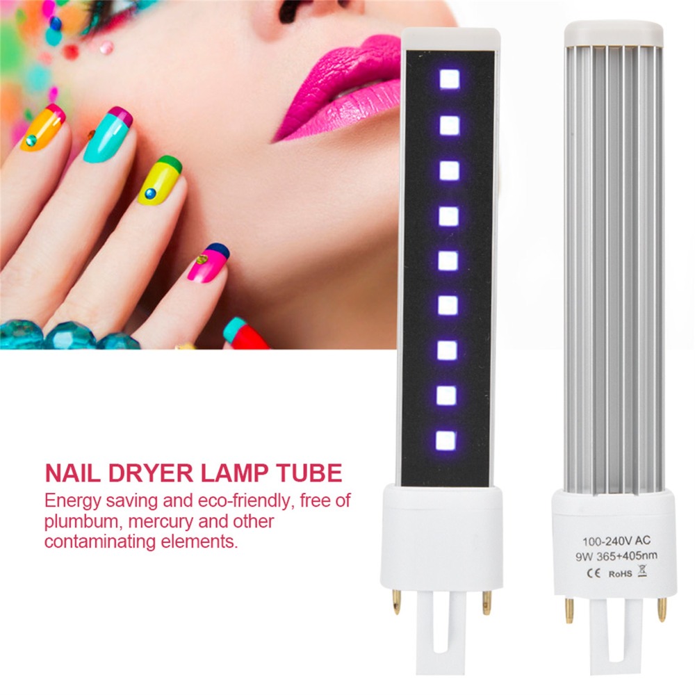 365+405nm Double Light Source  - Uv Nail Lamp ulasan dan harga