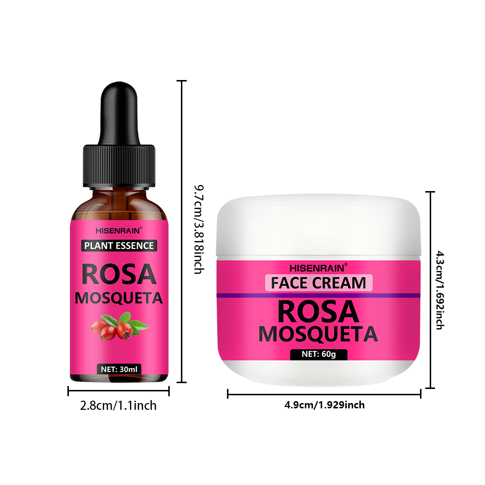 HISENRAIN Rosehip Skincare Set - Anti-Aging Face Cream ulasan dan harga