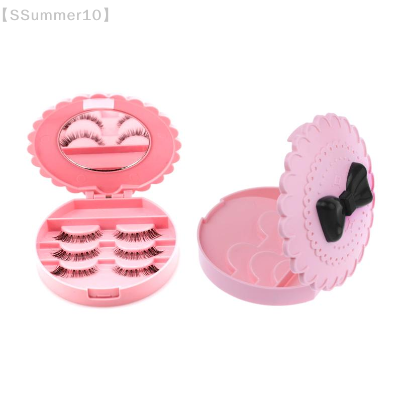 【SSummer10】Pink Bowknot False  - Beauty Makeup Case ulasan dan harga