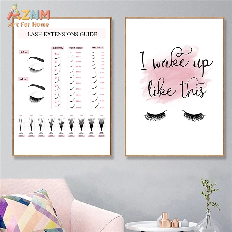 AZNM Lash Extensions Guide Can - Beauty Makeup Quotes ulasan dan harga