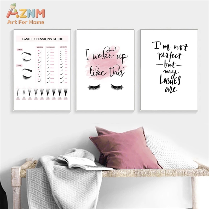 AZNM Lash Extensions Guide Can - Beauty Makeup Quotes ulasan dan harga