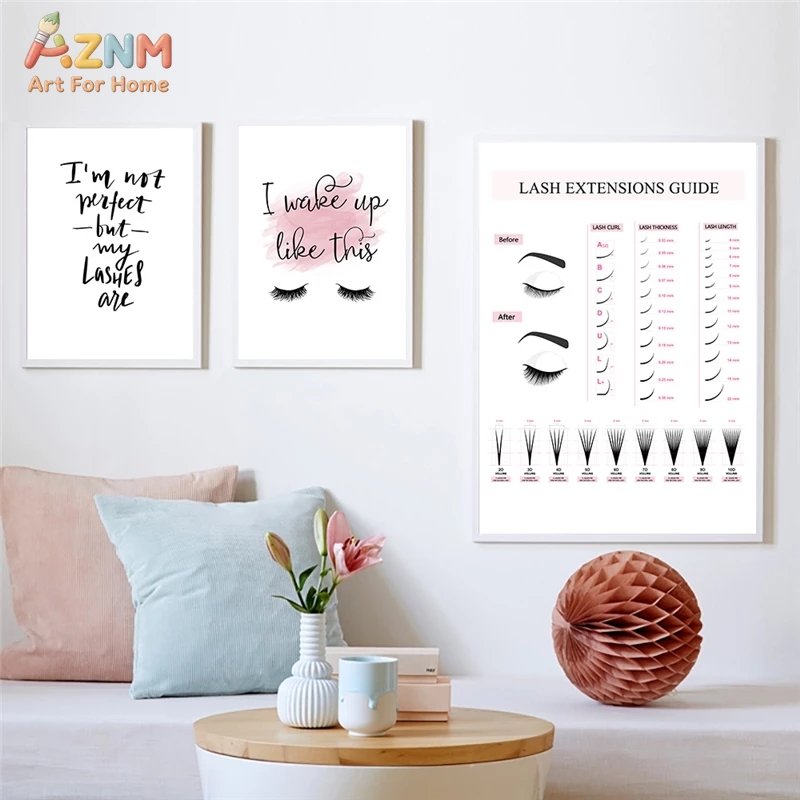 AZNM Lash Extensions Guide Can - Beauty Makeup Quotes ulasan dan harga