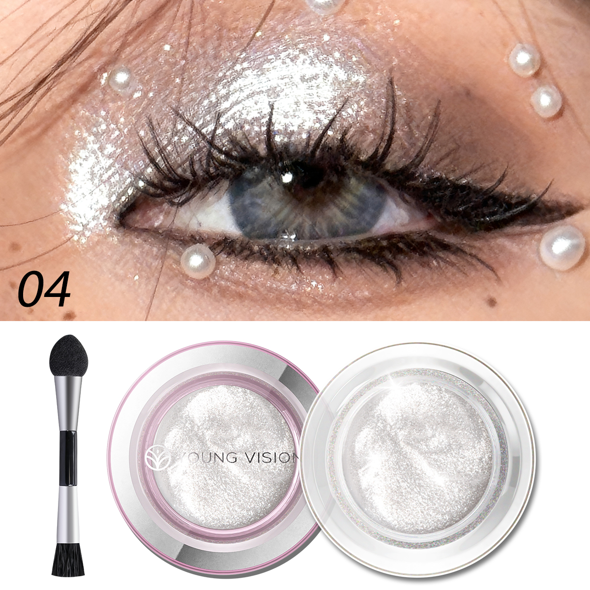 1pcs highlighter liquid eye sh - Eyeshadow Glitter Pigment ulasan dan harga