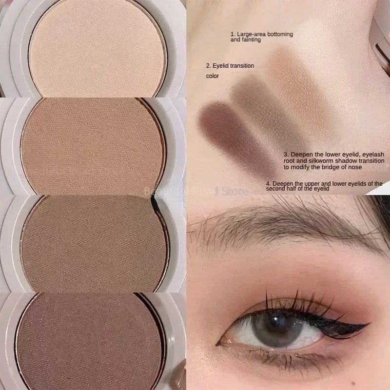 4 in 1 Eyeshadow Four-layer Mu - Beauty Makeup Eyeshadow Palette ulasan dan harga