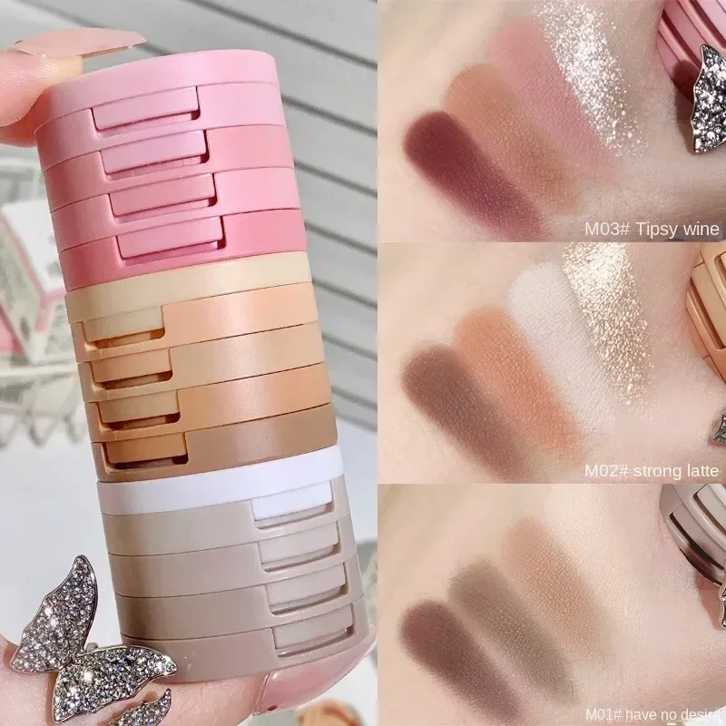 4 in 1 Eyeshadow Four-layer Mu - Beauty Makeup Eyeshadow Palette ulasan dan harga