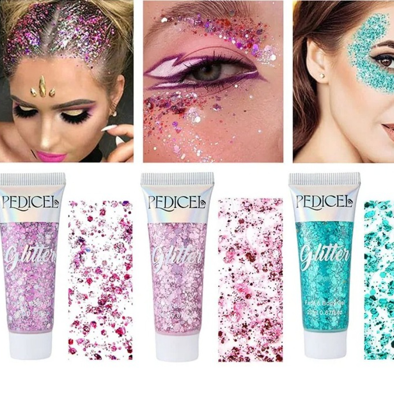 Face Glitter Gel Cream Jewels  - Eyeshadow Glitter Pigment ulasan dan harga