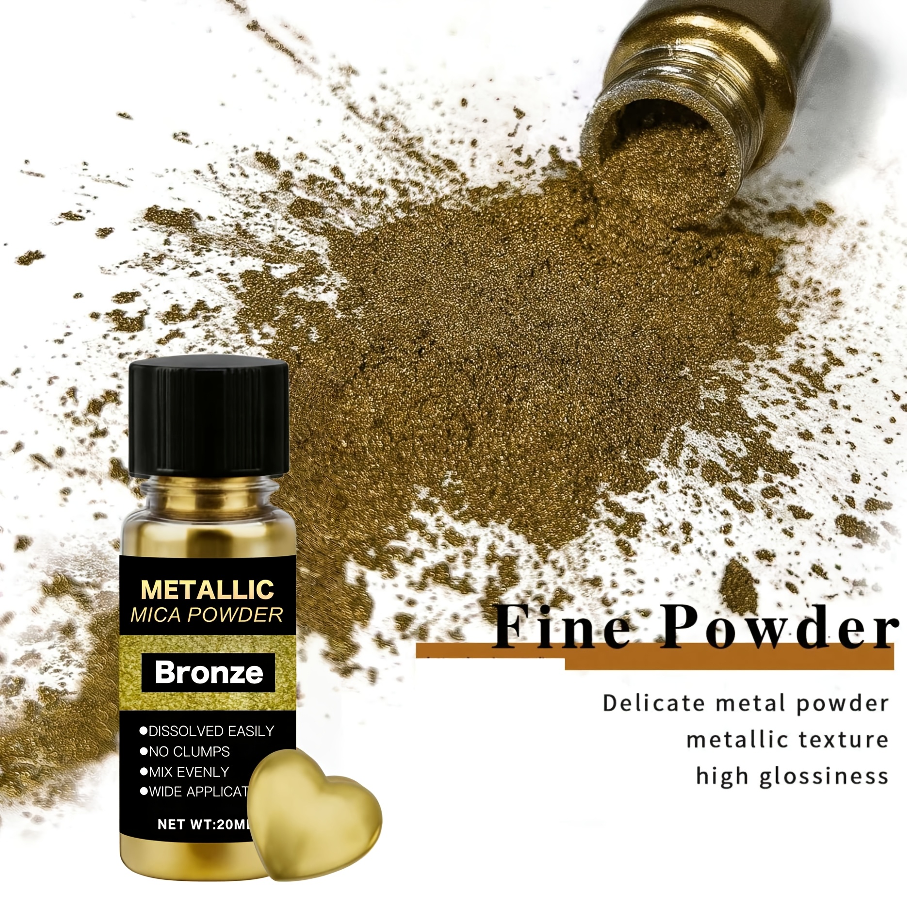 Metallic Mica Powder, Brushed  - Blush Brush Kabuki ulasan dan harga
