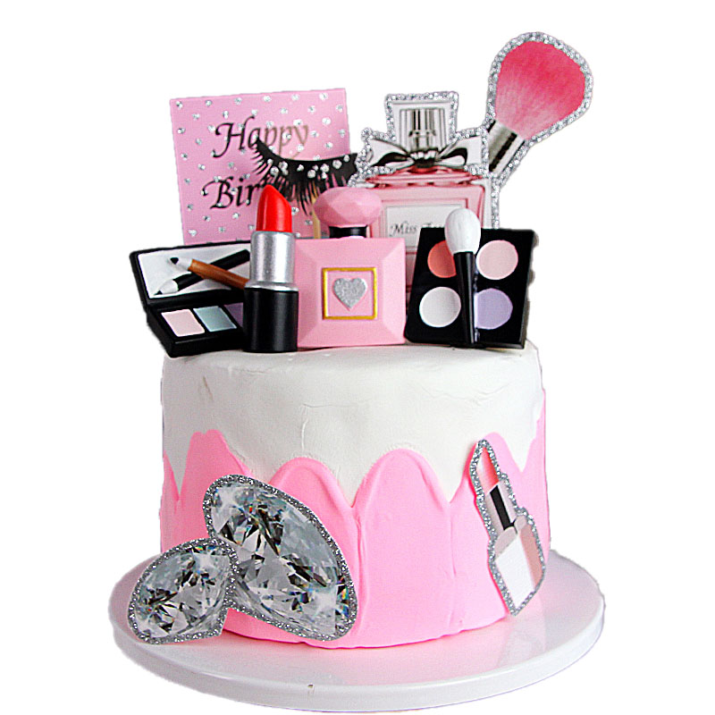 Make Up Cake DIY Decorations P - Blush Brush Kabuki ulasan dan harga