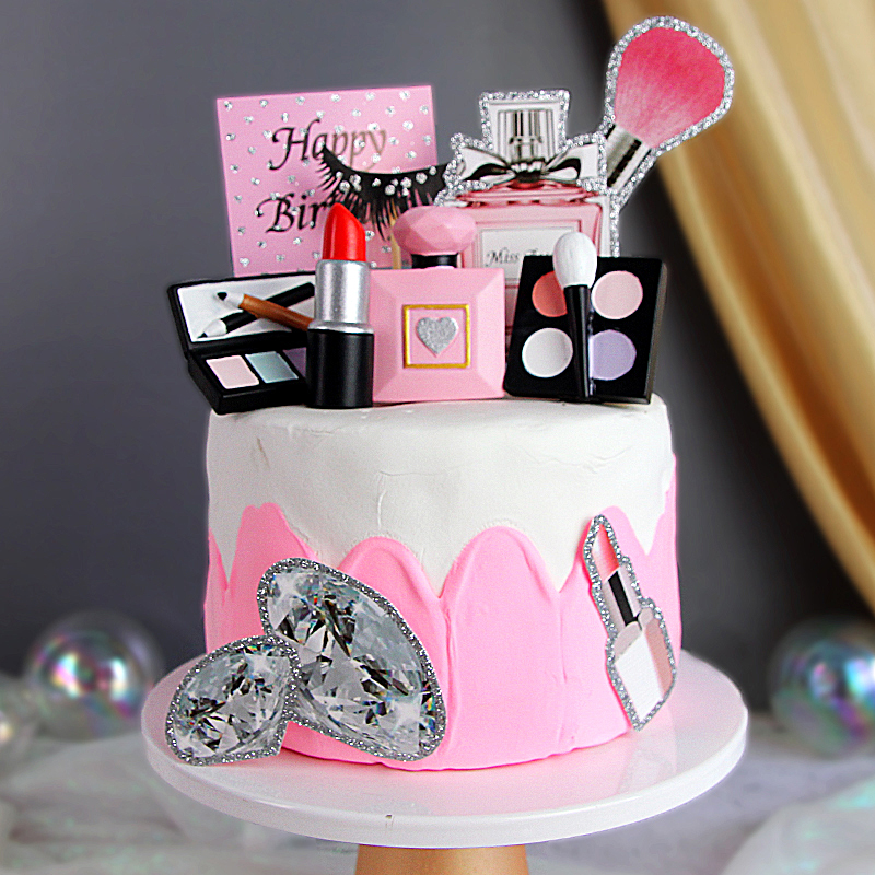 Make Up Cake DIY Decorations P - Blush Brush Kabuki ulasan dan harga