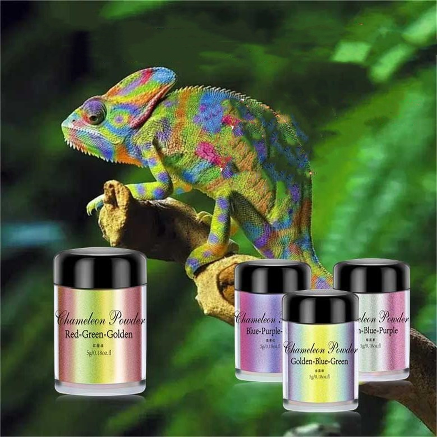 Mirror Chameleon Resin Pigment - Eyeshadow Glitter Pigment ulasan dan harga