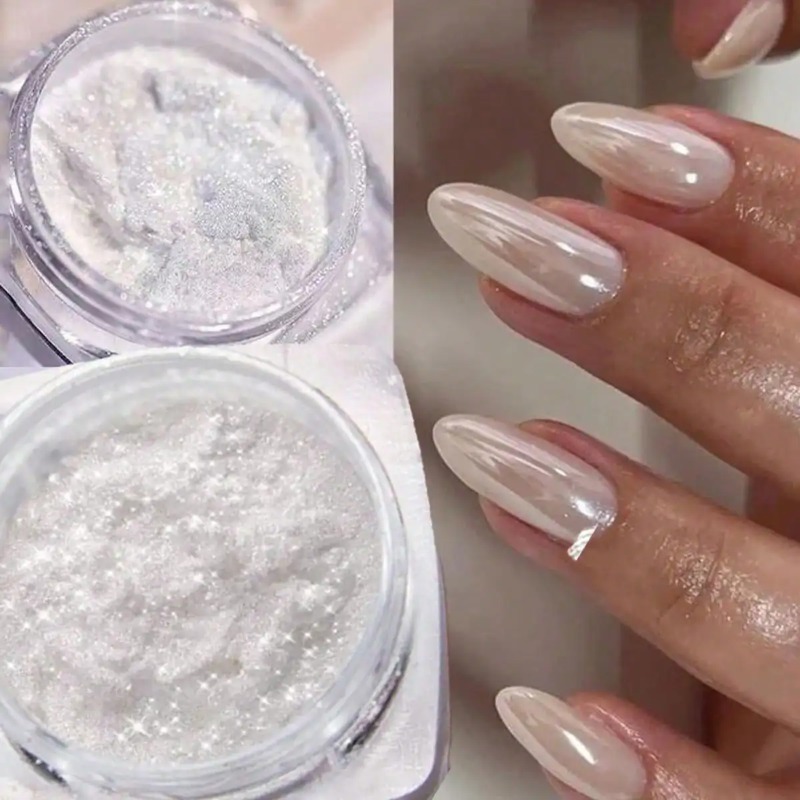 Hot sale Pearl White Nails Gli - Eyeshadow Glitter Pigment ulasan dan harga