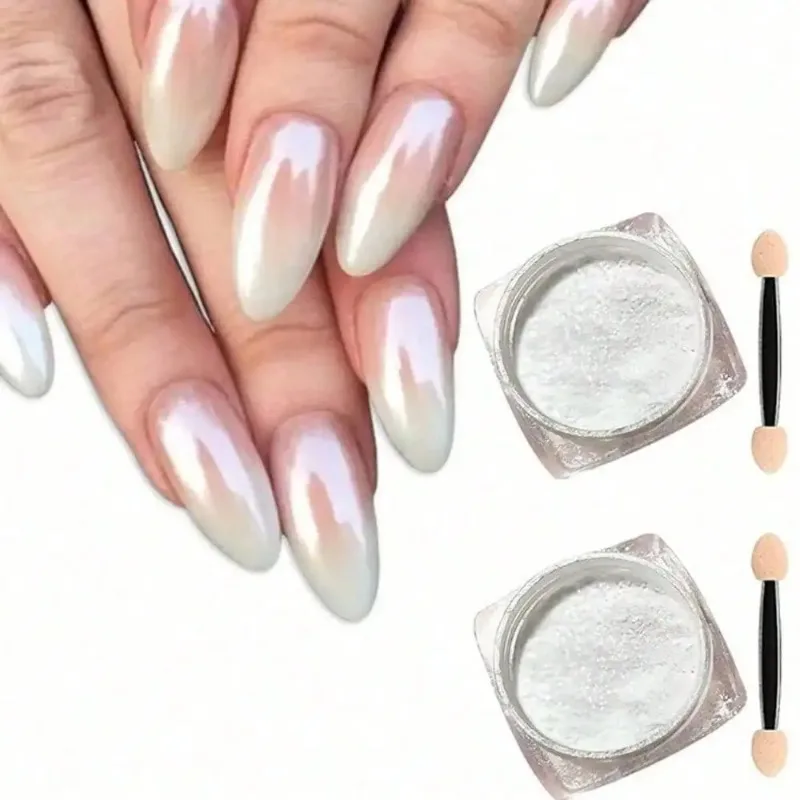 Hot sale Pearl White Nails Gli - Eyeshadow Glitter Pigment ulasan dan harga