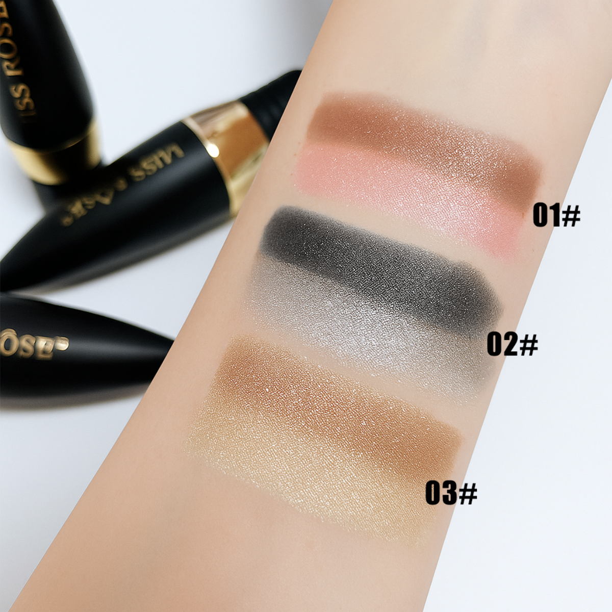 Double Color Eyeshadow Stick G - Eyeshadow Glitter Pigment ulasan dan harga