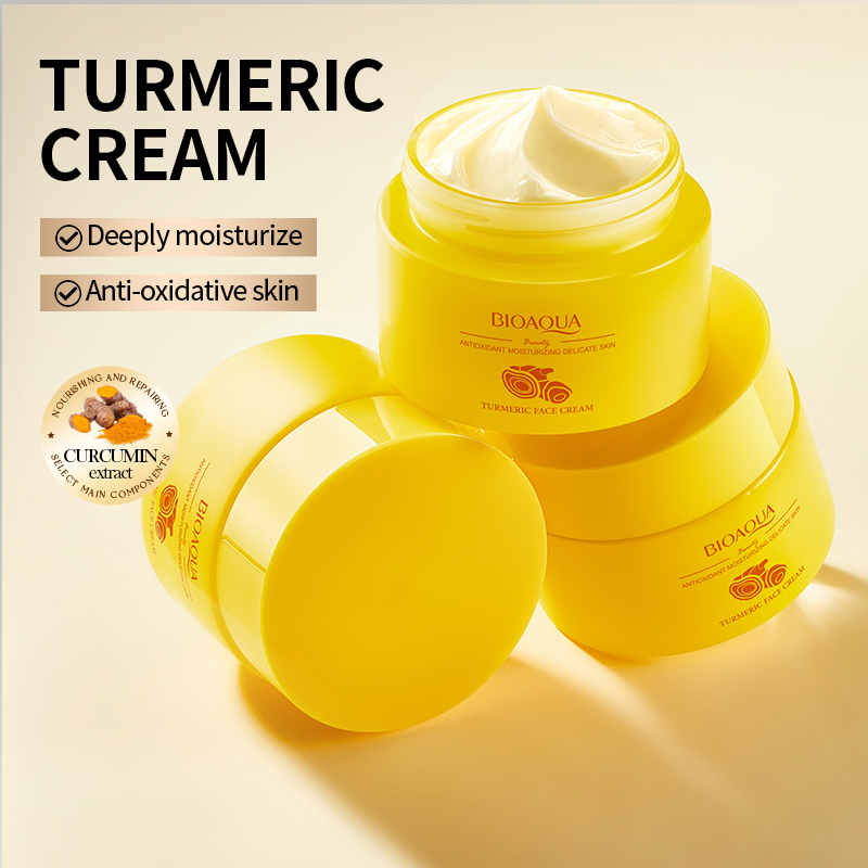 BIOAQUA Turmeric Skin Care Set - Anti-Aging Face Cream ulasan dan harga