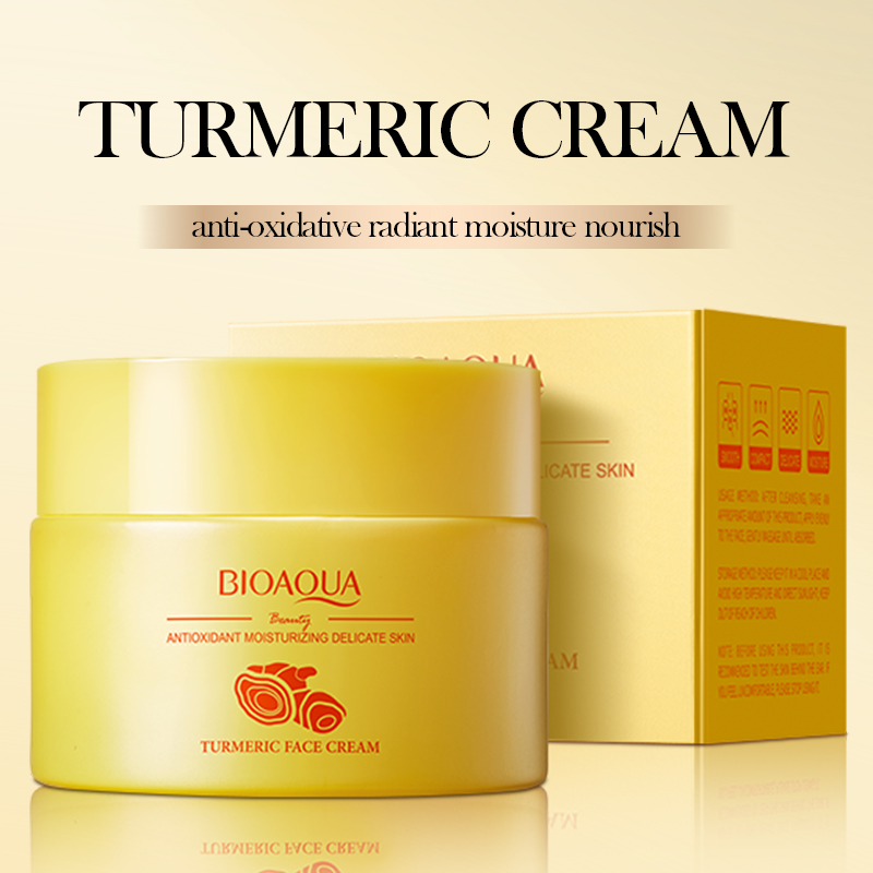 BIOAQUA Turmeric Skin Care Set - Anti-Aging Face Cream ulasan dan harga