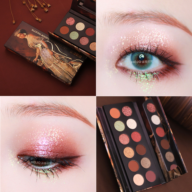 12 Color Nude Shimmer Eyeshado - Beauty Makeup Eyeshadow Palette ulasan dan harga