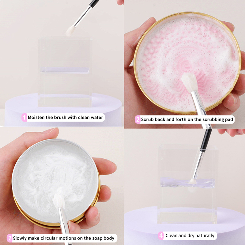 50g Honey Peach Silicone Makeu - Blush Brush Kabuki ulasan dan harga