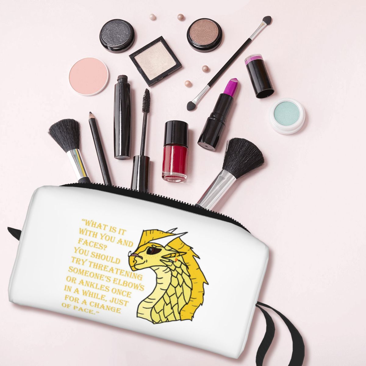 Qibli Quote Makeup Bag Cosmeti - Beauty Makeup Quotes ulasan dan harga