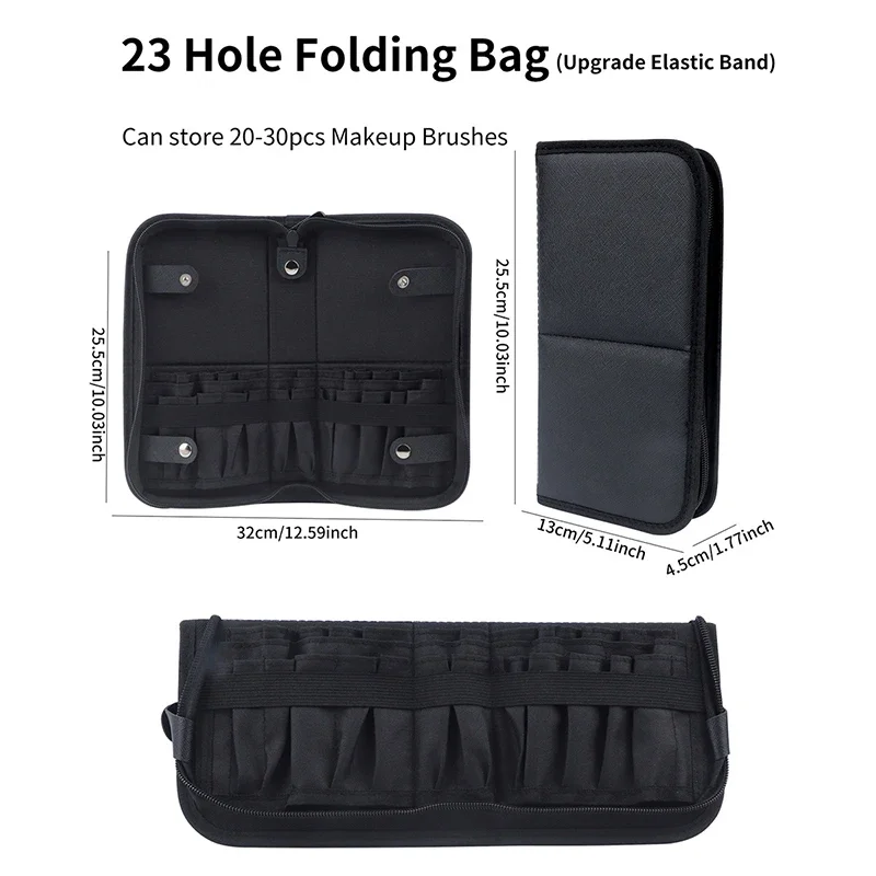 29/23 Holes Foldable Makeup Br - Blush Brush Kabuki ulasan dan harga
