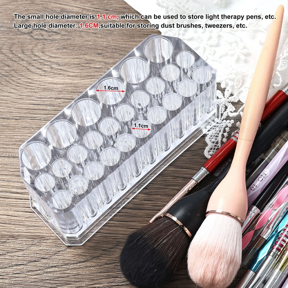 26 Holes Acrylic Nail Brushes  - Beauty Makeup Brands ulasan dan harga