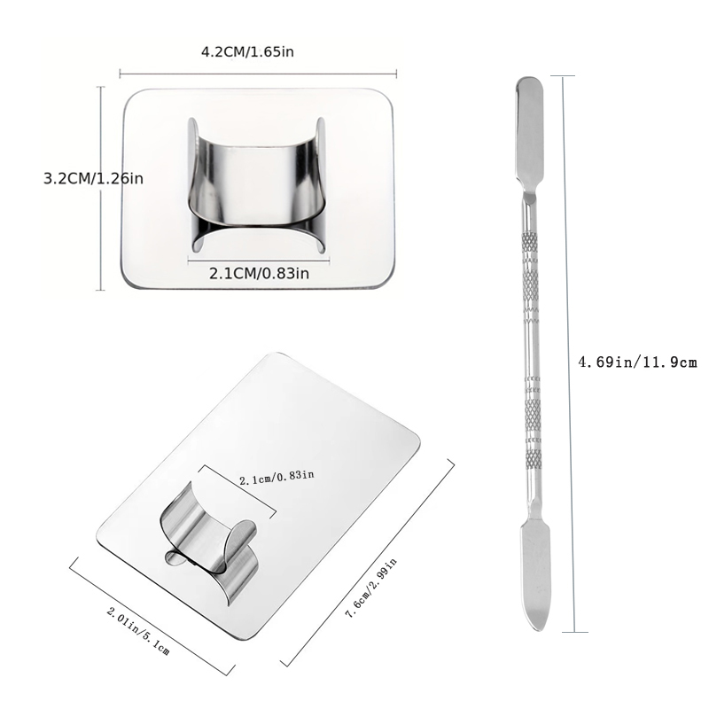 Hand-held Stainless Steel Make - Beauty Makeup Eyeshadow Palette ulasan dan harga