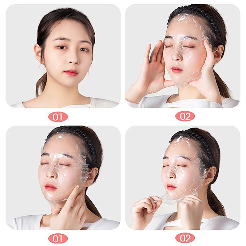 Masks Wrap Face Plastic Film F - Beauty Full Makeup ulasan dan harga